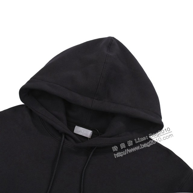 Dior專櫃迪奧2023FW新款刺繡拉絨連帽衛衣 男女同款 tzy3035